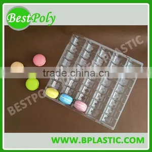 0.55mm Clear PET Clamshell Macaron Packaging for Christmas thumbnail-1