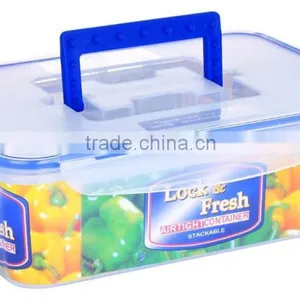 4500ml Clear Plastichealthy Food Box/BPA Free Container/fresh Food Box/vacuum Seal Food Box thumbnail-1