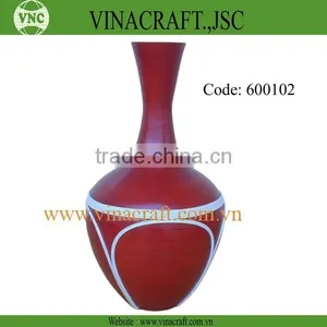 Bamboo Vase Made in Vietnam thumbnail-1