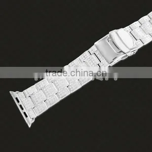 Luxury Diamond Watch Band for Apple Watch,gold Plating Strap,for Apple Watch Diamond Band thumbnail-3