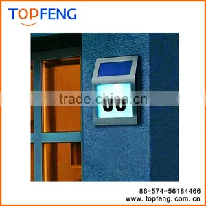 Outdoor Highlight Stainless Steel 3LED Wall Illuminator Waterproof Solar House Address Light,Wall Light thumbnail-1