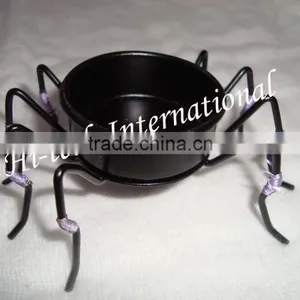 Iron Tea Light Candle Holder,Spider Shape Metal Tea Light Candle Holder,Designer T Light Candle Holder,T Lights thumbnail-1