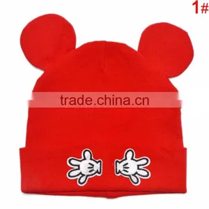 Baby Girl Cotton Beanies Cartoon Designs Infant Kids Spring Autumn Hat Cap thumbnail-5