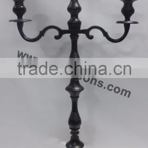 Tall Black Candelabras & Wedding Floor Black Candelabra thumbnail-6