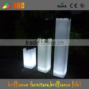 Flashing Plastic PE RGB Color Changing Led Pillar/Led Pillar Light/Wedding Flowers Pillars thumbnail-4
