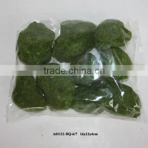 Green Fuzzy Decorative Stone thumbnail-1