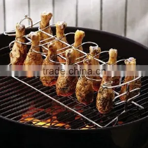 BBQ Chicken Leg & Wing Grill Tool Rack thumbnail-2