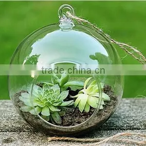 Unique Hanging Crystal Glass Flower Vases thumbnail-1
