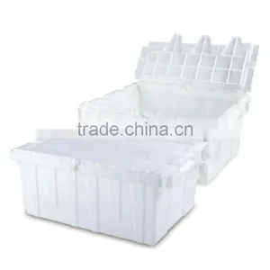 PP Plastic Turnover Box With Lid (6129250) thumbnail-1