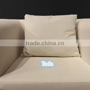 Creamy White Fabric Sofa for Shoe Store thumbnail-3