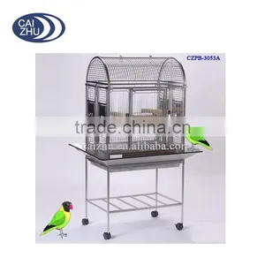 Wholesale Outdoor Strong Opentop Large Stainless Steel Parrot Cage thumbnail-1