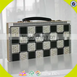 2017 Wholesale Portable Kids Wooden Chess Pieces Best Wooden Chess Pieces W11A056 thumbnail-2