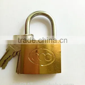Heavy High Quality Brass Padlock and Key thumbnail-1
