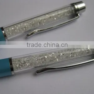 Competitive Price Metal Blue Crystal Diamond Ball Pen for Wedding/promotion thumbnail-3