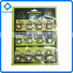 12PCS High Quality Lock Iron Padlock Set Security Lock thumbnail-1