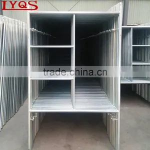 Factory Wholesale Good Price Frame Scaffolding System Steel H Frame thumbnail-1