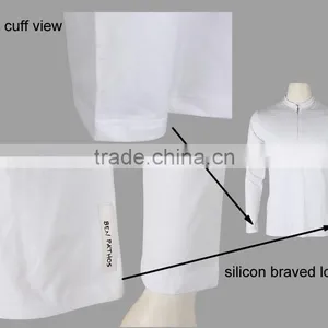 Free Sample Long Sleeves 100% Cotton Screen Printing Plain White Tee Shirt thumbnail-3