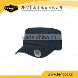 High Quality Checked Fabric Army Cap/Military Cap/Army Winter Hat thumbnail-1