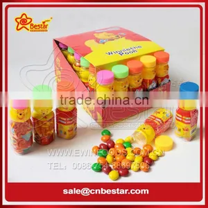 Lovely Bear Shaped Bottle Colorful Crisp Chocolate Bean thumbnail-1