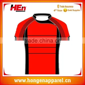 Hongen Apparel Custom Design Sublimated Practice Shirts Rugby Jersey Rugby League Jerseys thumbnail-1