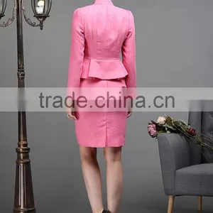 Fashion Ladies Skirt Suits Custom Women Suit WMS25 thumbnail-3