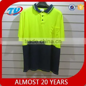 Workwear, hi Vis Dry Fit Polo - Shirts thumbnail-2