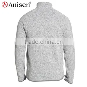 China Manufacturer Grey Knitted Sweater Men Coats thumbnail-2