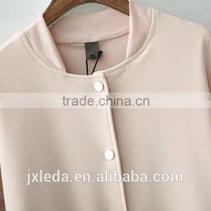 Brand New Cute Baseball Jacket Long Sleeve Bomber Jacket Stand Collar Slim Womens Coats And Jackets 2016 thumbnail-3