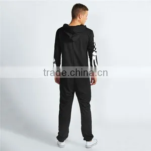 PA0004A Adult Footless Pajamas Adult Onesie With Skeleton Printing thumbnail-2