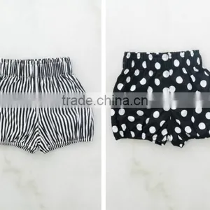 Wholesale Children's Boutique Clothing Stripes Polka Dots Pattern Baby Shorts thumbnail-2