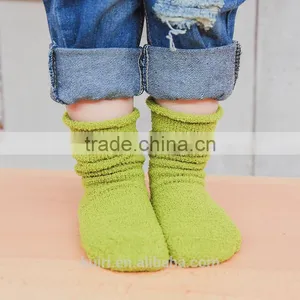 Baby Boy Girl Cotton Winter Slip Socks Kids Children Thicken Socks Toddler New Born Long Snow Pattern thumbnail-4