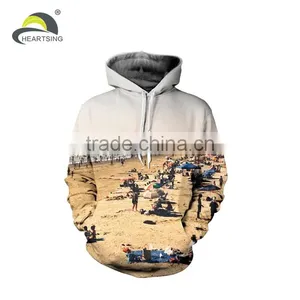 New Style Design Your Own Logo Printed Cheap Custom Hoodies Men thumbnail-3