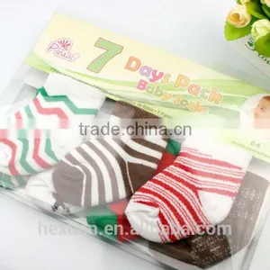 7pairs/pack Baby Socks,comfortable Baby Cartoon Socks, Cotton Baby Socks for 2015 Chrismas thumbnail-3