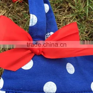 2015 Baby Girls Kids 4th of July Patriotic Swing Top Set Swing Outfits With Matching Headband and Necklace thumbnail-4