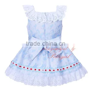 2 Red Bows Girl Daily Wear Dress Kids Clothes thumbnail-3