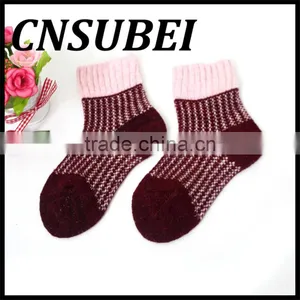 China Supplier Customized Winter Child Baby Colorful Rabbit Wool Tube Socks thumbnail-3