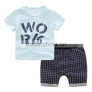 Wholesale Quality Cotton Printing Kids Sport Clothes Set thumbnail-6