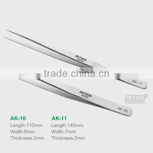 Wholesale Good Quality Stainless Steel Tweezers Straight Tweezers/cruved Tweezers thumbnail-4