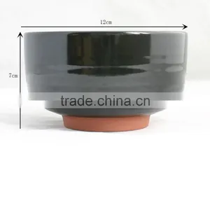 Dark Glazed Chawan Matcha Bowl For Japanese Tea Ceremony thumbnail-1