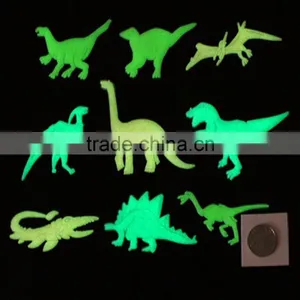 Glow in Dark Dinosaur Wall Sticker PP Luminous Fluorescent Wall Cling Customized Removable Wall Sticker thumbnail-1