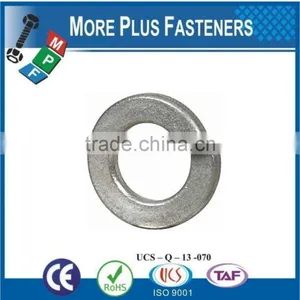 Made in Taiwan Silicon Bronze Medium Thick Stainless Steel Zinc Plated Steel Split Lock Washer thumbnail-5
