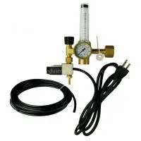 High Flow Victor Hydroponic And Garden Greenhouse Solenoid CO2 Regulator With Heater thumbnail-1