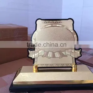 2017 New Design k9 Crsytal Metal Gold Plated Trophy With Metal Wooden Base JKC-016 thumbnail-1