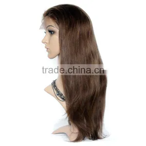Top Quality Yaki Lace Front Brazilian Human Hair Wig thumbnail-3