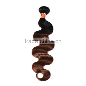 7a Grade Ombre Two Tone Color 1b/30# Body Wave Remy Human Hair Extension thumbnail-2
