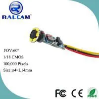 Smallest Low Power Consumption ov 1/18 Cmos Chip 4.0mm Camera Module thumbnail-1