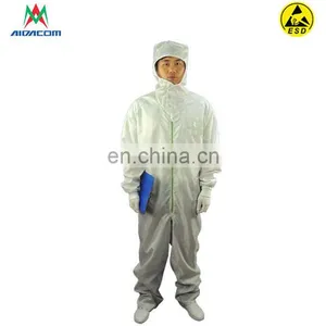 Anti Static Electricity 2n7002 Esd Protection White Clean Room Coveralls Clean Room Bunny Suit Suppliers thumbnail-3