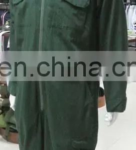 Wholesale Olive Green 100% Cotton Professional Safety Coverall Workwear thumbnail-2