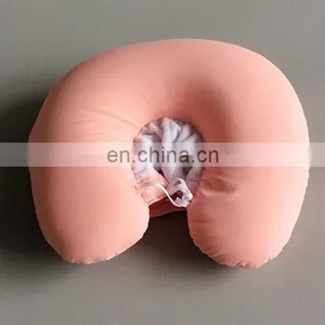 Meet ICTI Standard Custom u Shape Travel Neck Pillow With Hat Promotion Wholesale Soft Plush Pillow Neck thumbnail-3