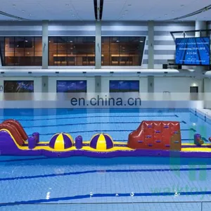 HI Crazy Pool Games Giant Inflatable Water Park Slides for Sale thumbnail-1